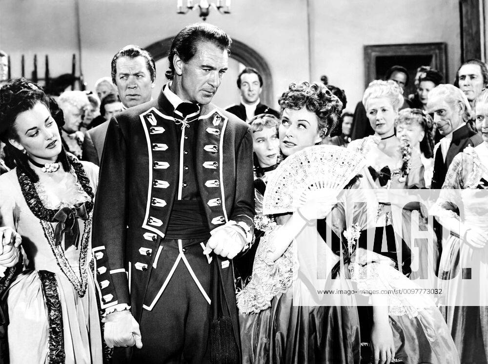 UNCONQUERED, center, from left, Gary Cooper, Paulette Goddard, 1947 ...