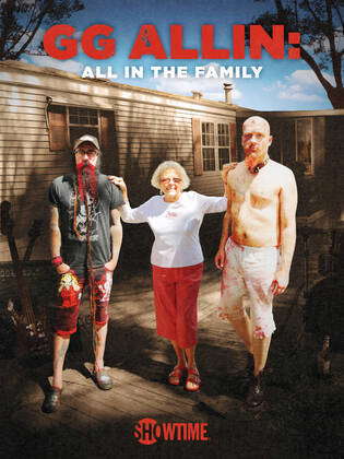 THE ALLINS, (aka GG ALLIN: ALL IN THE FAMILY), poster, from left: Merle ...