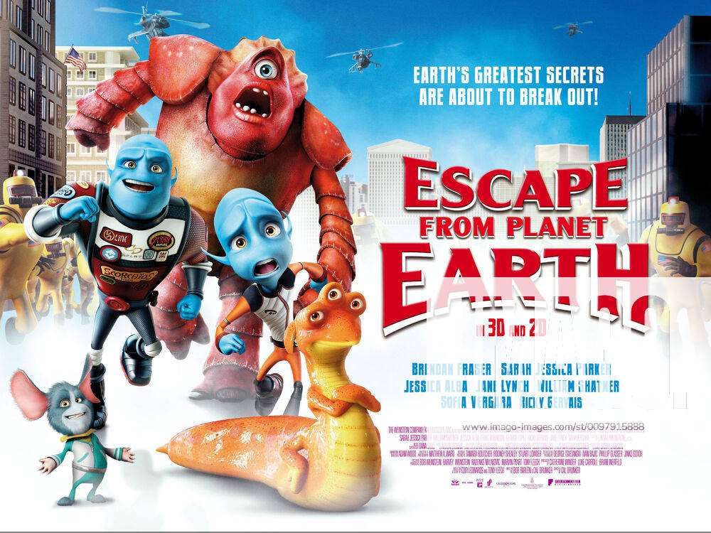 escape from planet earth poster