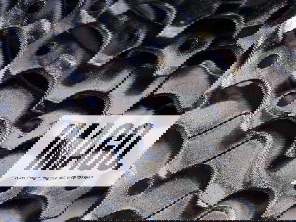 Bicycle gear abstract The rear gear cluster of a mountain bike Y