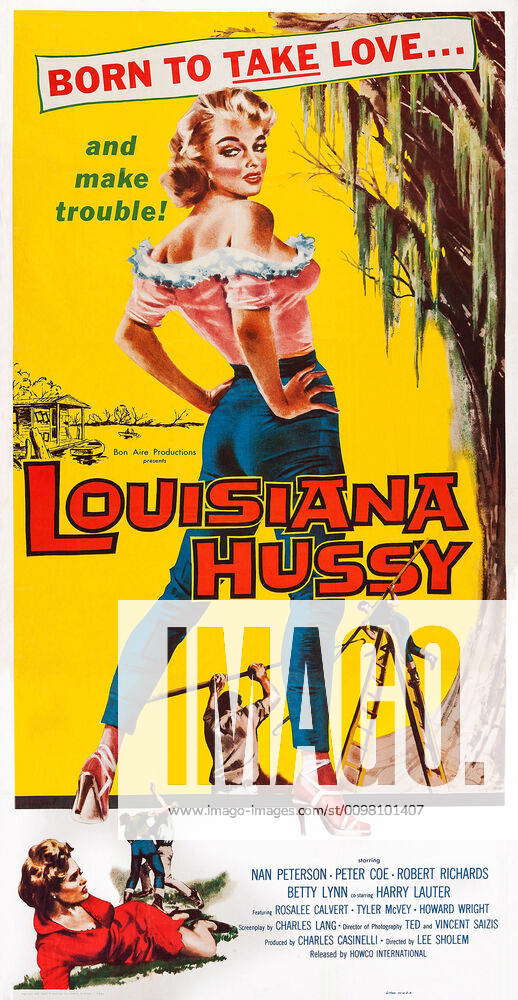 LOUISIANA HUSSY, US poster art, center: Nan Peterson, 1959 Courtesy ...