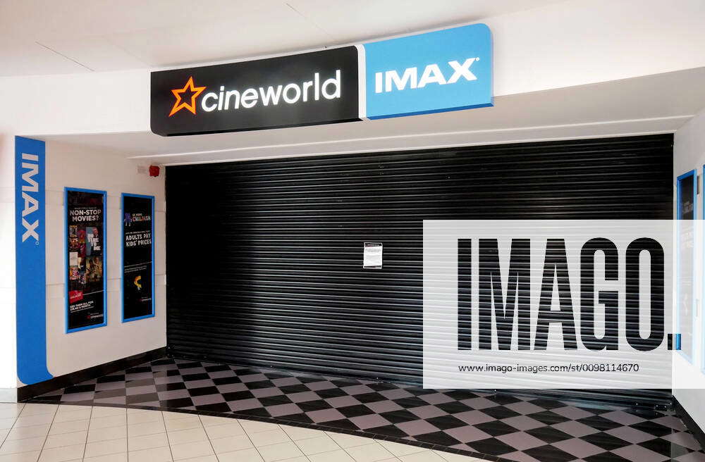 Coronavirus General view of a closed Cineworld IMAX in Nottingham City ...