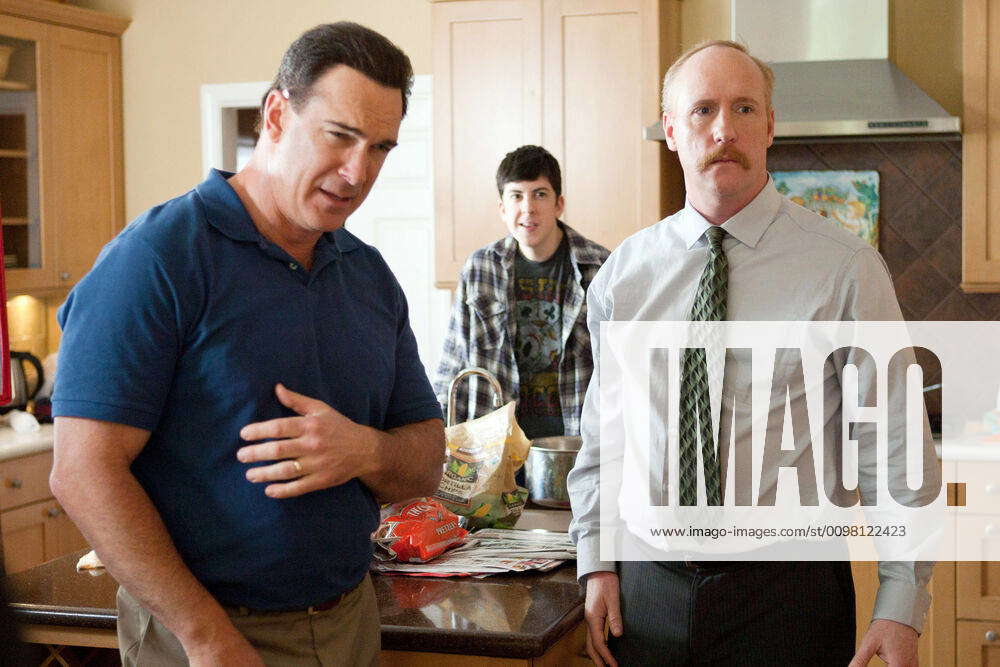 MOVIE 43 from left Patrick Warburton Christopher Mintz Plasse