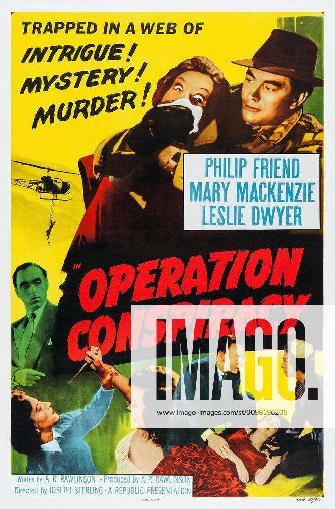 OPERATION CONSPIRACY, (aka CLOAK WITHOUT DAGGER), US Poster Art, Philip ...