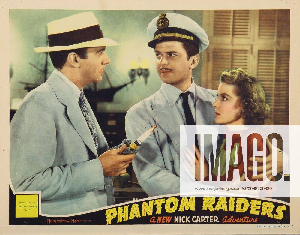 PHANTOM RAIDERS, from left: Walter Pidgeon, John Carroll, Florence Rice ...