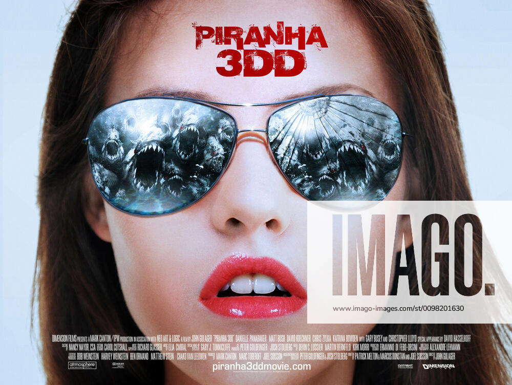 PIRANHA 3DD, British poster art, 2012. RADiUS-TWC courtesy Everett ...