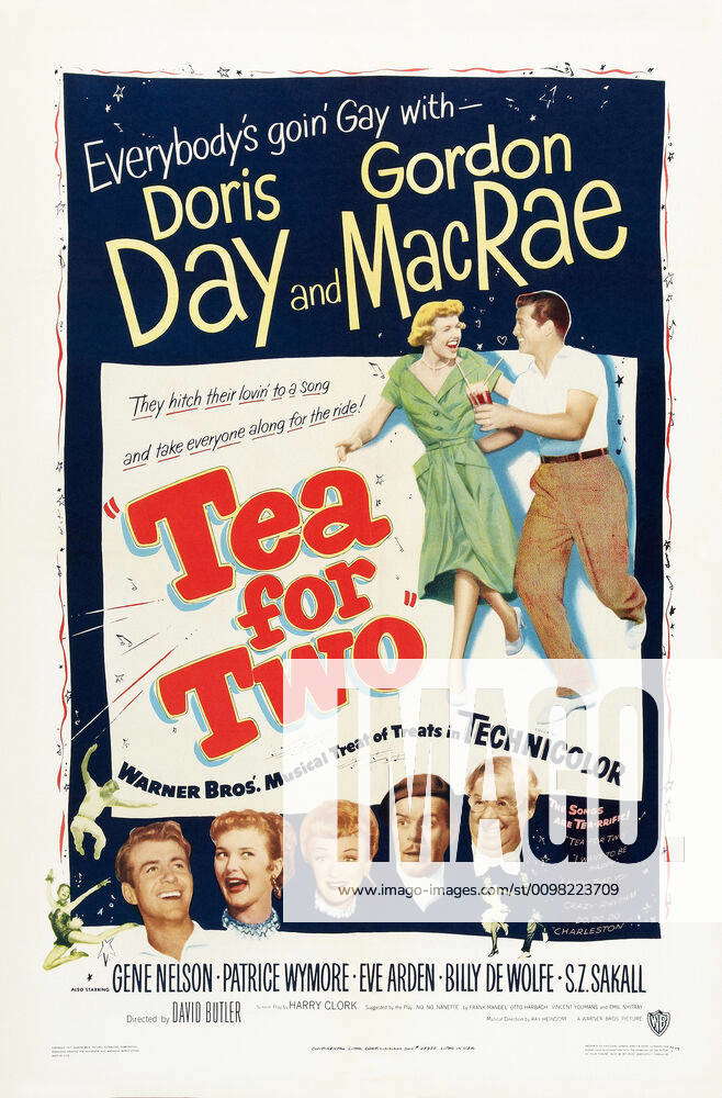 TEA FOR TWO, US poster art, top: Doris Day, Gordon MacRae; bottom from ...