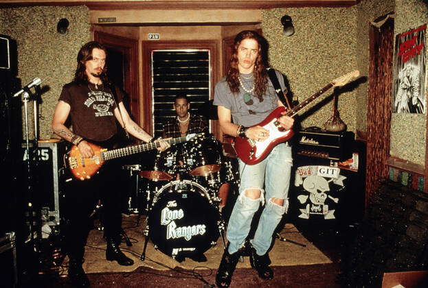 AIRHEADS from left Steve Buscemi Adam Sandler Brendan Fraser