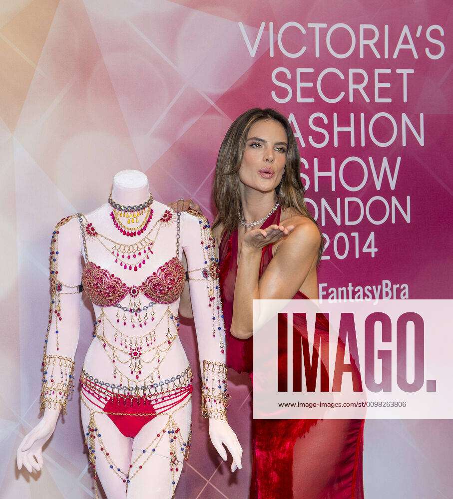 Ambrosio models latest Victoria's Secret Fantasy Bra