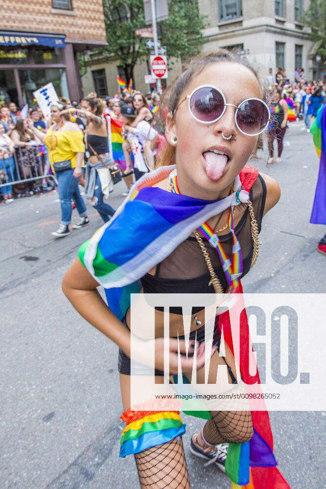 Participant In The Gay Pride Parade In New York City The Parade Is Held Two Days After The Us 6261