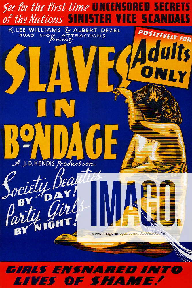 Slaves In Bondage U S Poster Courtesy Everett Collection Achtung Aufnahmedatum Gesch Tzt