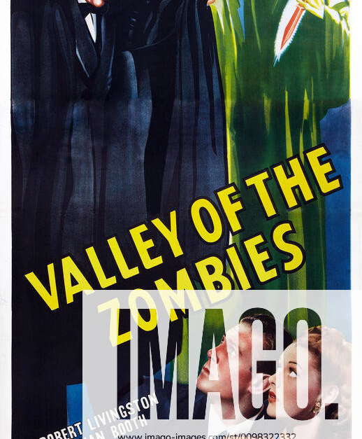 VALLEY OF THE ZOMBIES, US poster art, top left: Ian Keith, bottom right ...