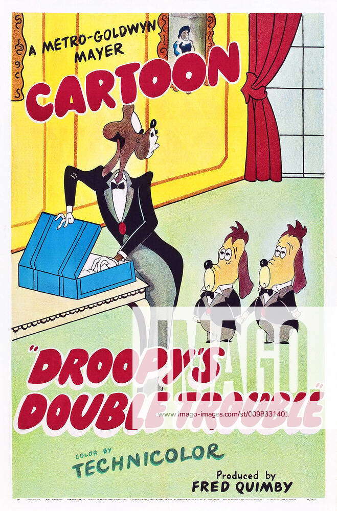 DROOPY S DOUBLE TROUBLE, Poster Art, 1951 MGM Courtesy Everett ...