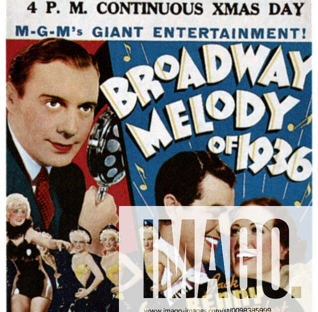 THE BROADWAY MELODY OF 1936, from left: Jack Benny, Robert Taylor ...