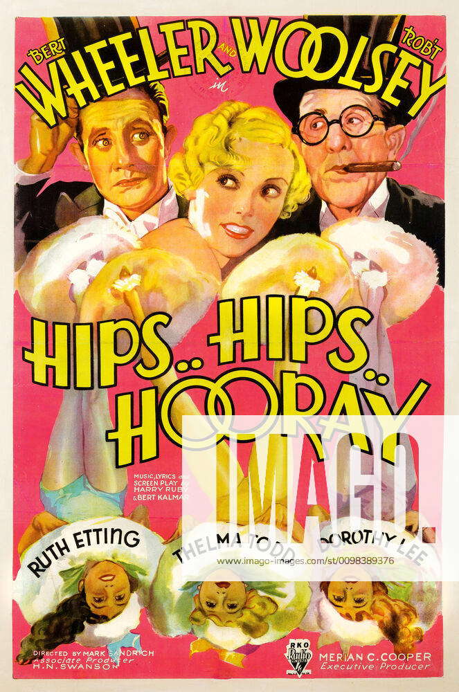 HIPS, HIPS, HOORAY, from left, Bert Wheeler, Robert Woolsey, 1934 For ...