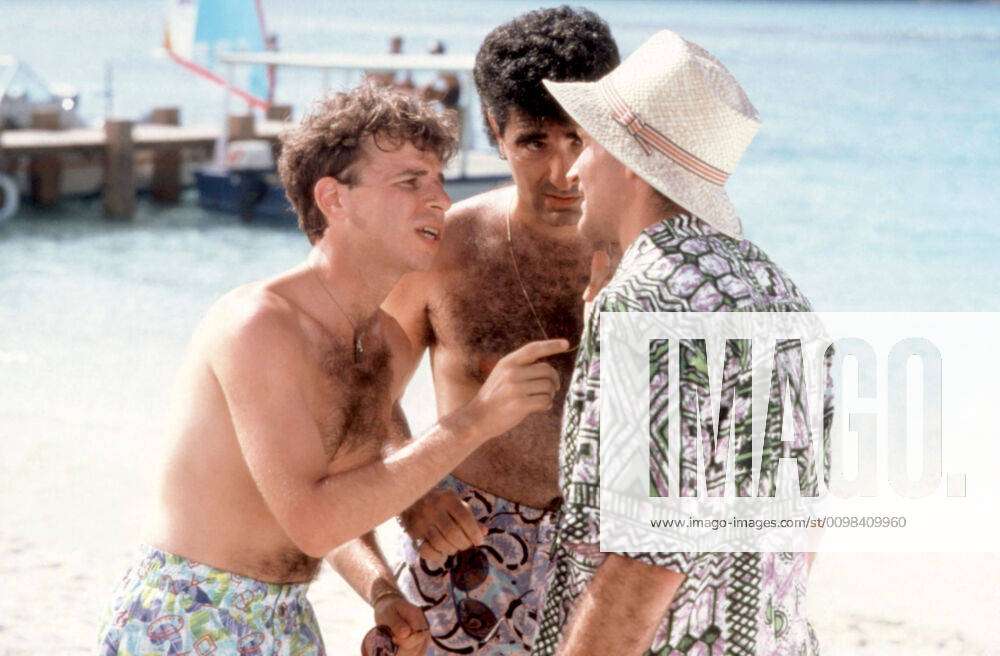 CLUB PARADISE, Rick Moranis, Eugene Levy, Robin Williams, 1986, (c)Warner  Bros. courtesy Everett Col