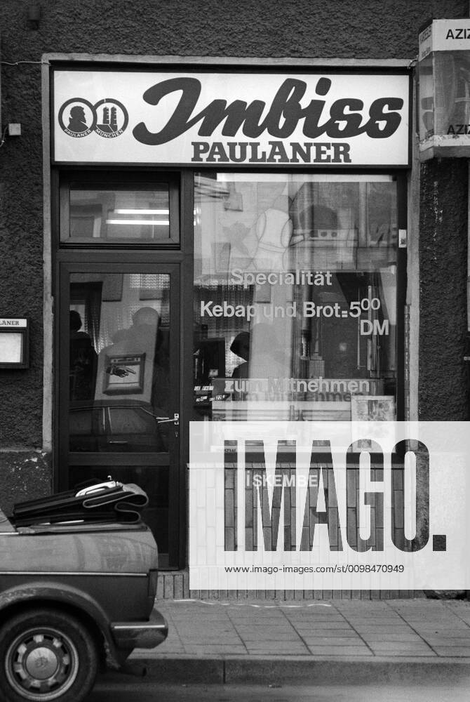 Munich Haidhausen 1984, one of the first Doener Kebap shops in the ...