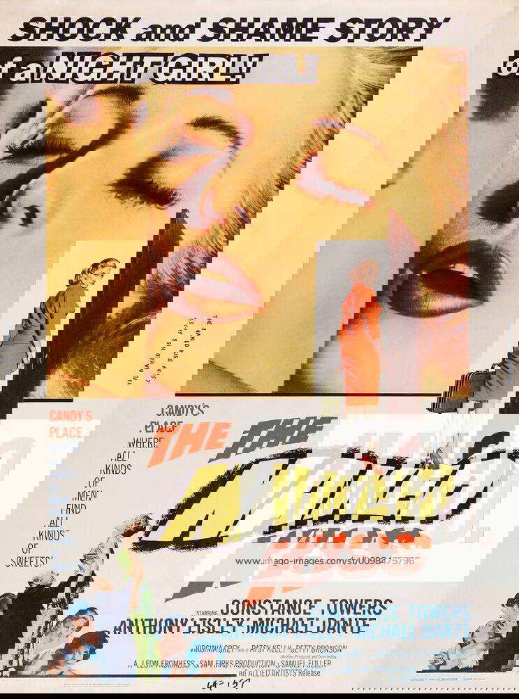 THE NAKED KISS, US poster art, Constance Towers, 1964 Courtesy Everett