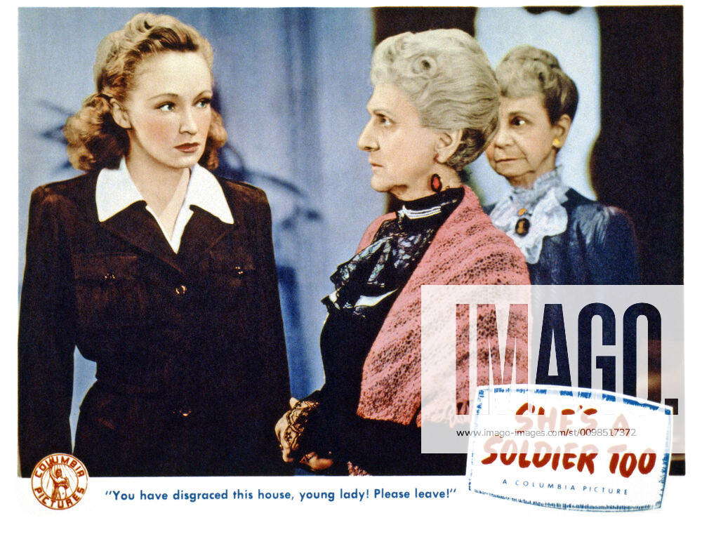 SHE S A SOLDIER TOO, US lobbycard, from left: Nina Foch, Beulah Bondi ...