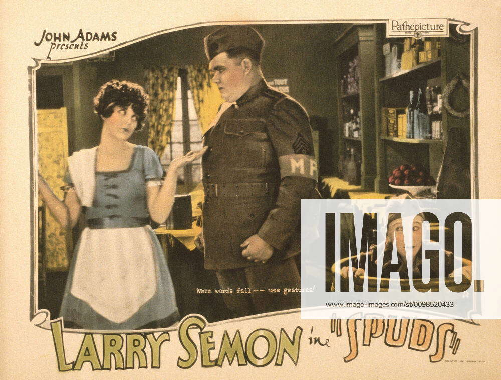 SPUDS, US lobbycard, from left: Dorothy Dwan, Kewpie Morgan, Larry ...