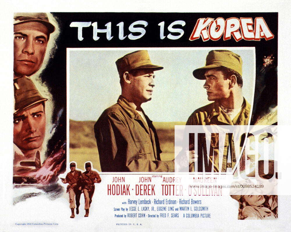 MISSION OVER KOREA, US lobbycard, left from top: John Hodiak, John ...