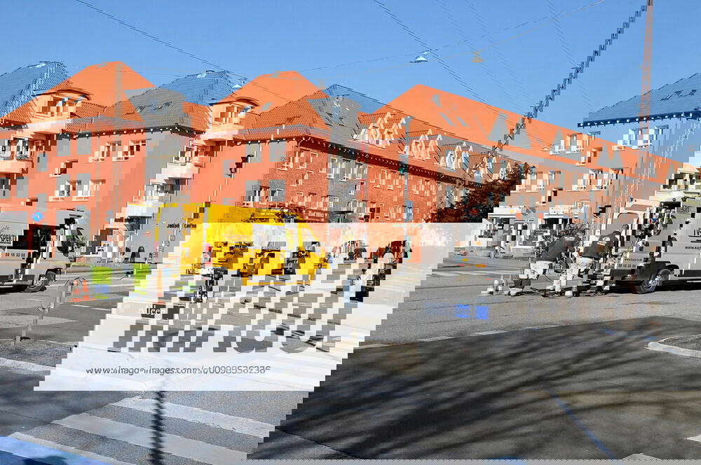 Copenhagen Denmark Some private setor function and keep jobs during corona virus covid 19 in