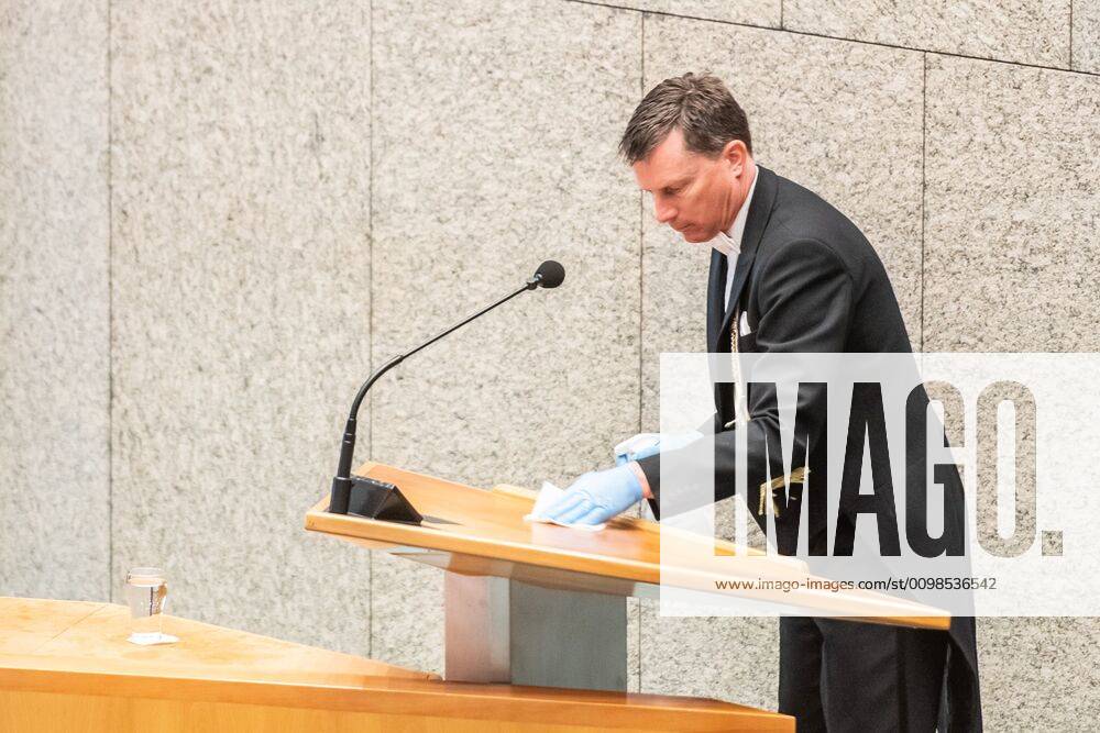 DEN HAAG, 26032020, Debate in Dutch Parliament about coronavirus