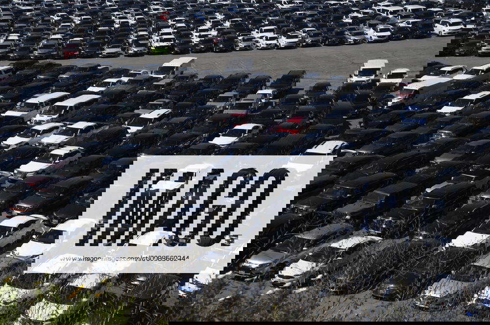 Hundreds of rental cars seen park at Dodger Stadium Thursday, March 26