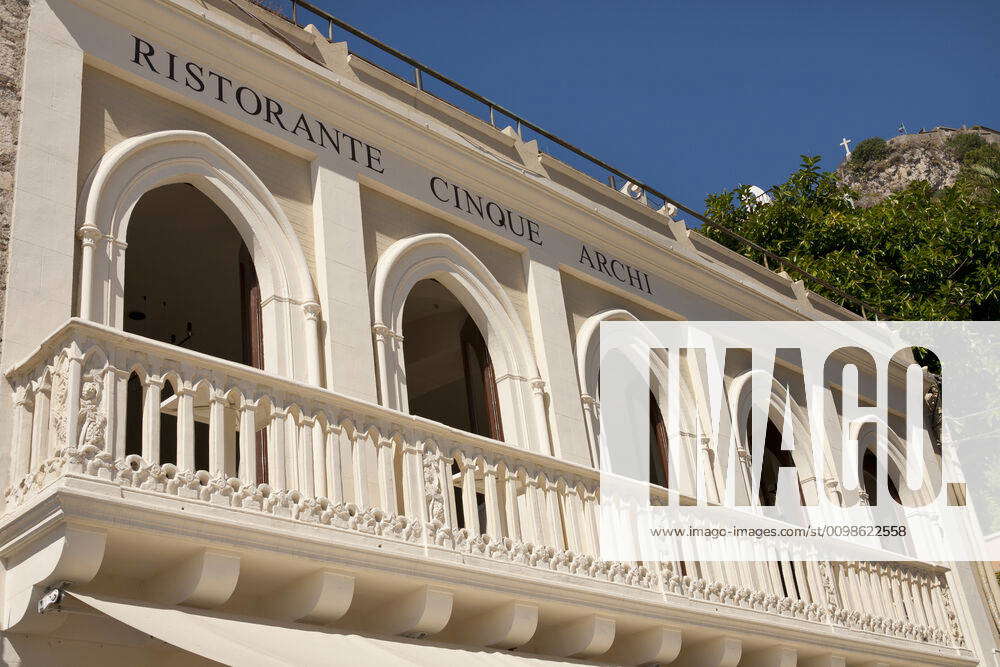 Ristorante Cinque Archi Piazza IX Aprile Taormina Sicily Italy