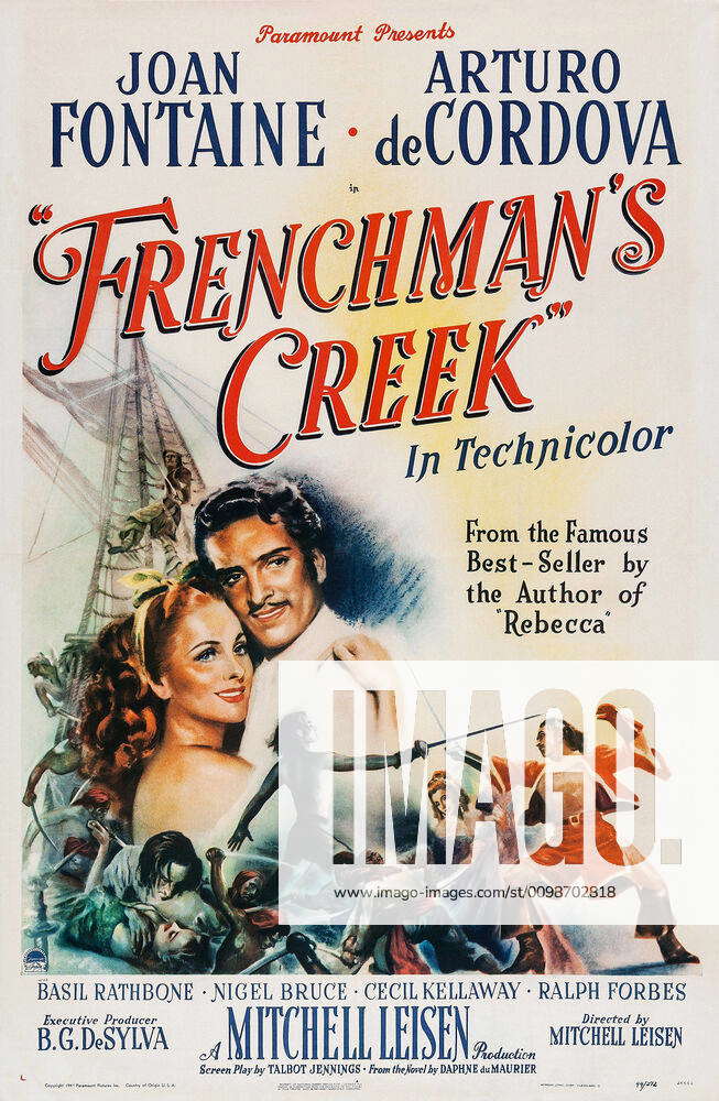 FRENCHMAN S CREEK, US poster art, from left, Joan Fontaine, Arturo de ...