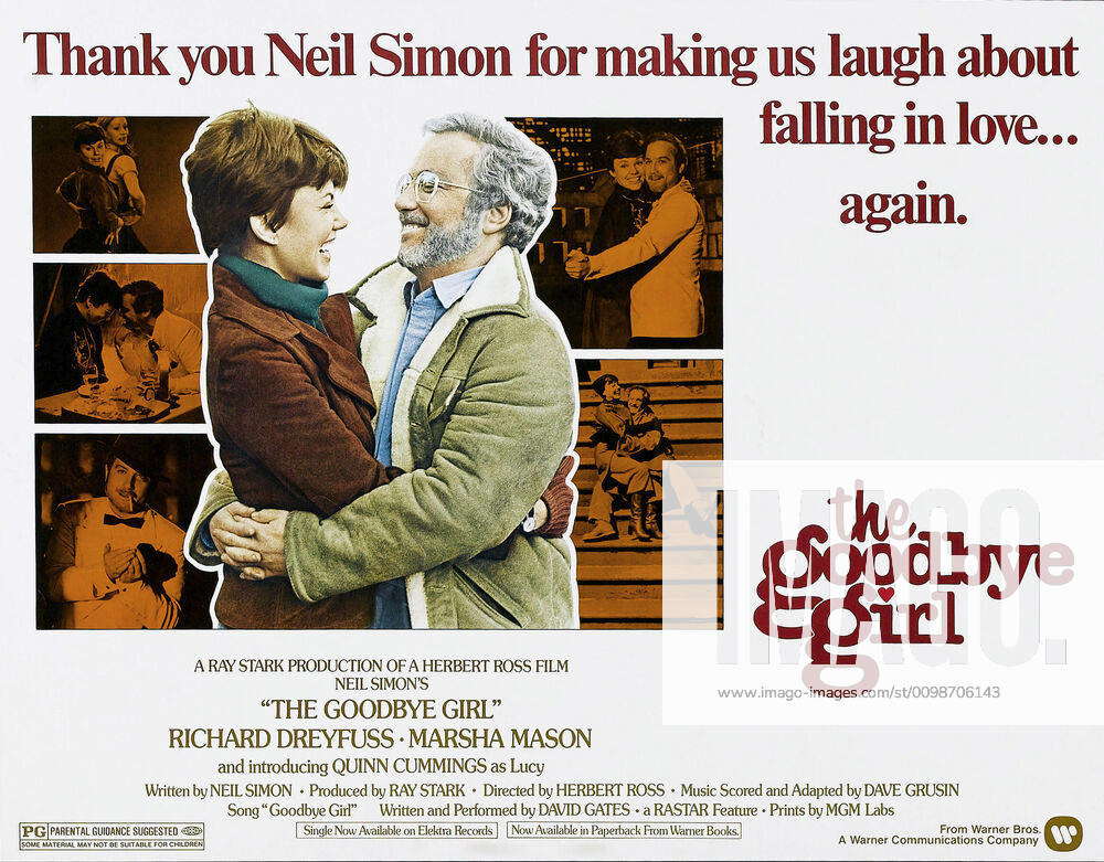 THE GOODBYE GIRL, embracing from left: Marsha Mason, Richard Dreyfuss ...