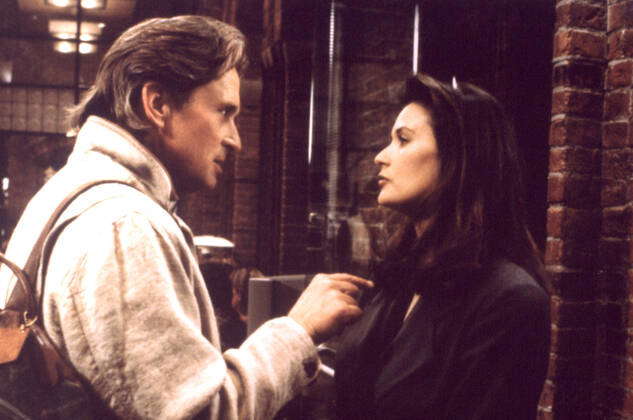 DISCLOSURE, Michael Douglas, Demi Moore, 1994 Fine Line Features ...