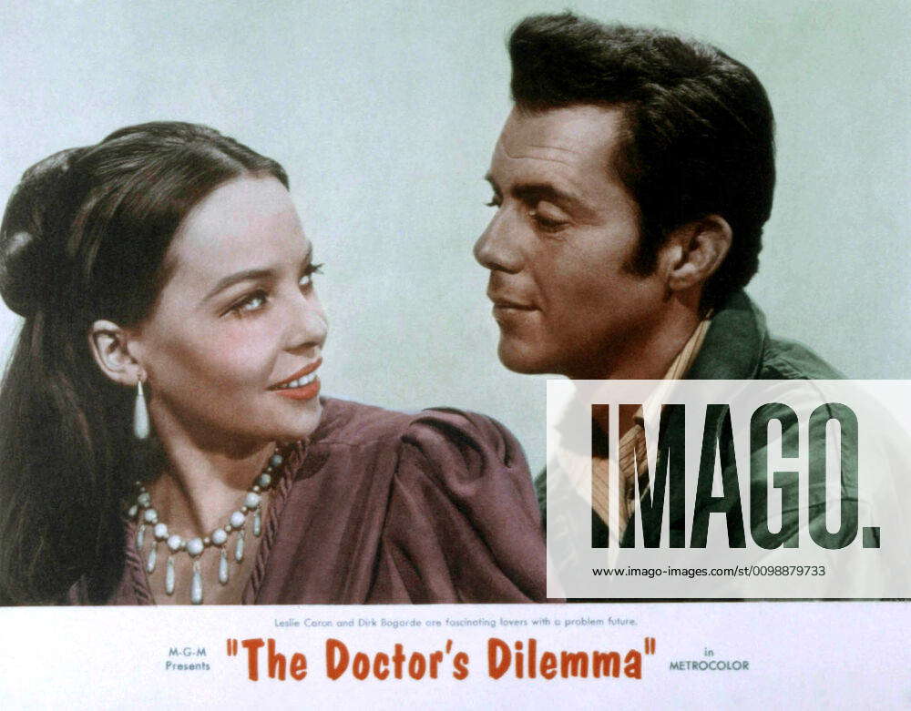 THE DOCTOR S DILEMMA, Leslie Caron, Dirk Bogarde, 1958 Courtesy Everett ...