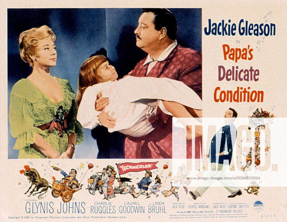 PAPA S DELICATE CONDITION, Glynis Johns, Linda Bruhl, Jackie Gleason ...