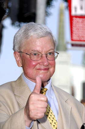 Roger Ebert At The Induction Ceremony For Star On The Hollywood Walk Of ...