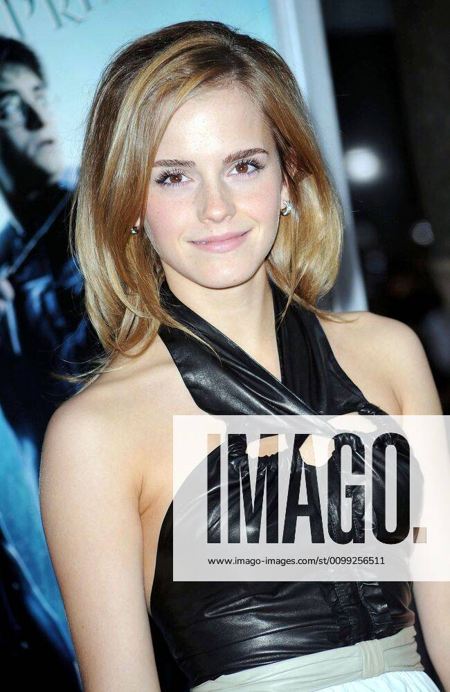 Emma Watson wearing a Proenza Schouler dress at arrivals for