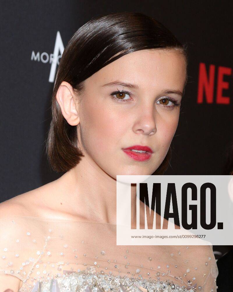 Millie Bobby Brown at the after-party for The Weinstein Company ...