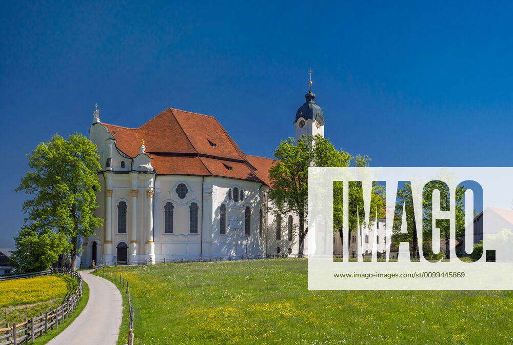 Wallfahrtskirche zum gegeisselten Heiland, Wieskirche, Deutschland ...