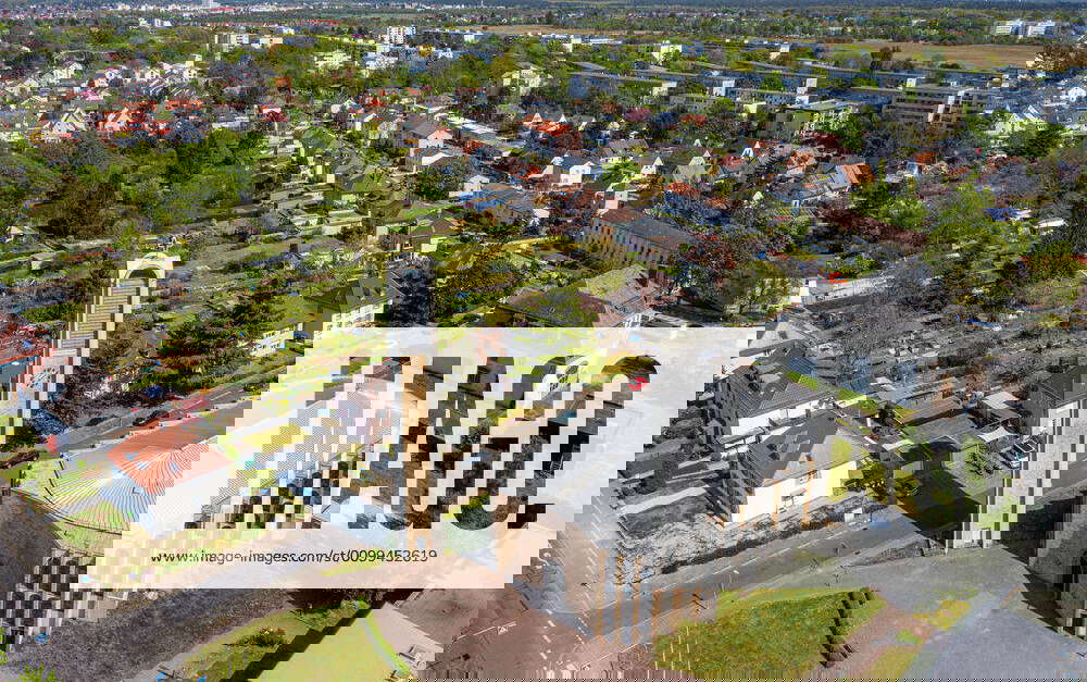 Aerial photograph on 17 04 2020 in Karlsruhe Nordweststadt , Germany