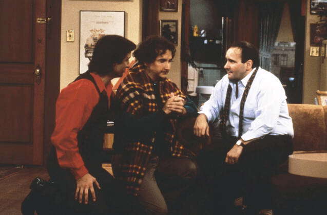 PERFECT STRANGERS, from left: Bronson Pinchot, Susan Kellerman, Mark ...