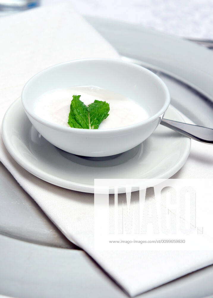 Lime sorbet Delicious sorbet served between courses Y