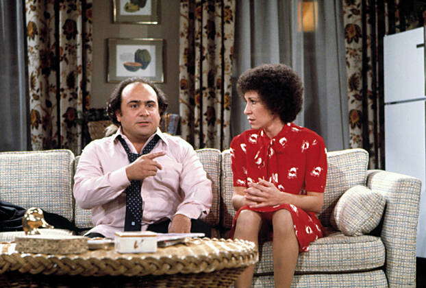 TAXI, Danny DeVito, Rhea Perlman, in Season 3 episode, Louie s Rival,  November
