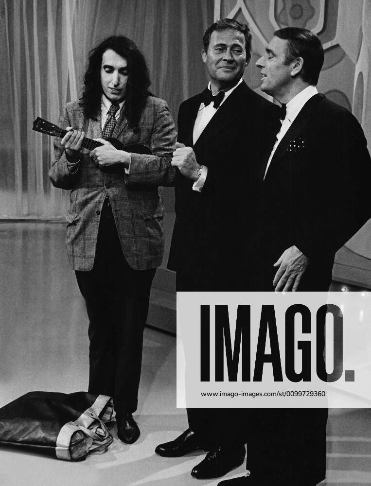 ROWAN AND MARTIN S LAUGHIN, from left Tiny Tim, Dan Rowan, Dick