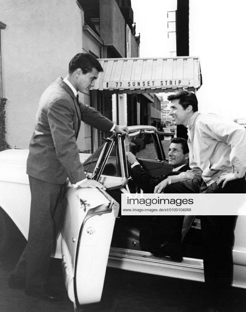 77 SUNSET STRIP, Roger Smith, Efrem Zimbalist, Jr., Edd Byrnes, 1958 ...