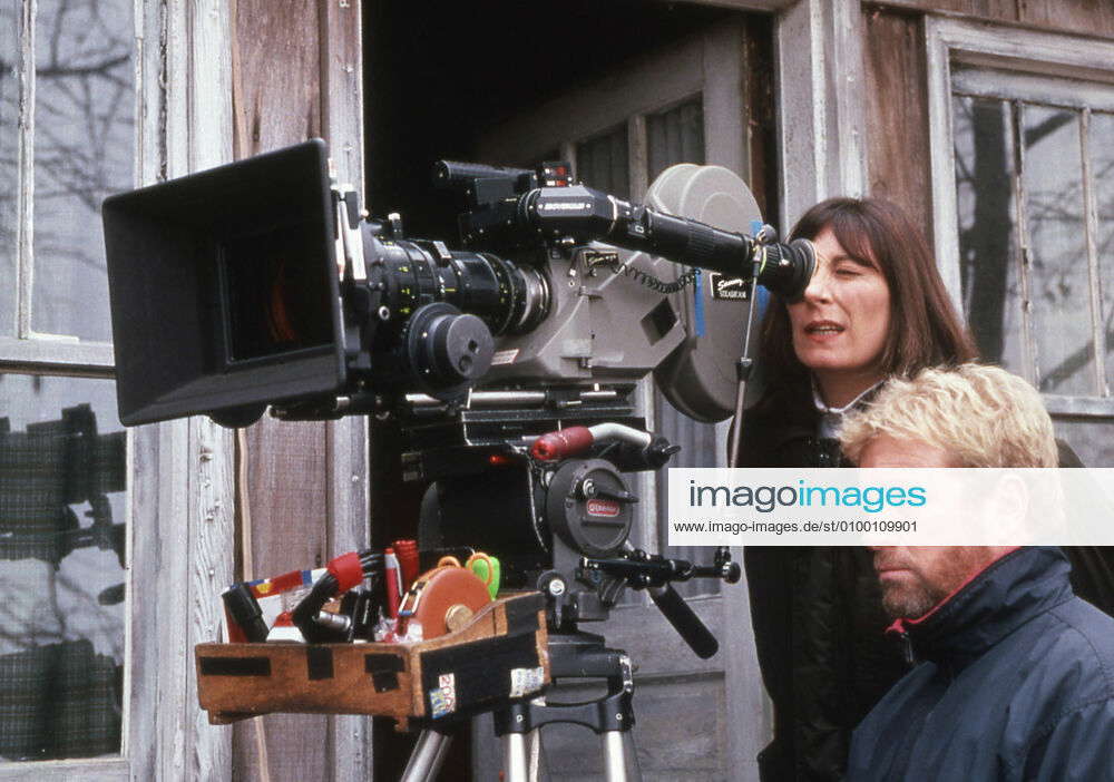 BASTARD OUT OF CAROLINA, director Anjelica Huston (top), on set, 1996