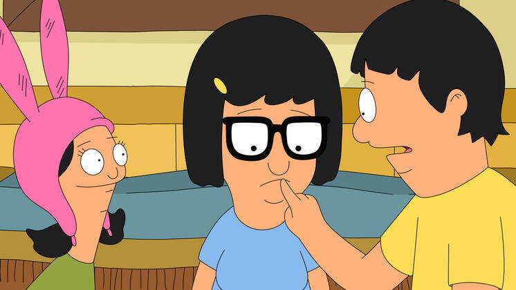 BOB S BURGERS, from left: Louise Belcher, Gene Belcher, Tina Belcher ...
