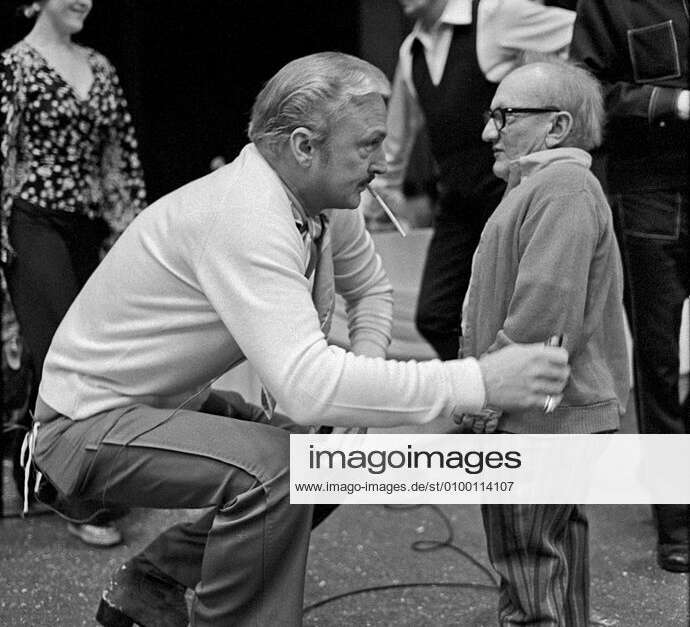 The Circus Of The Stars, Actor Jack Cassidy With Actor Billy Barty 