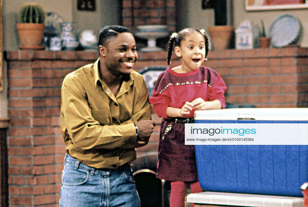 THE COSBY SHOW, Raven-Symone, Malcolm-Jamal Warner, Yr.8, 1991-1992.  (c)Carsey-Werner Co.