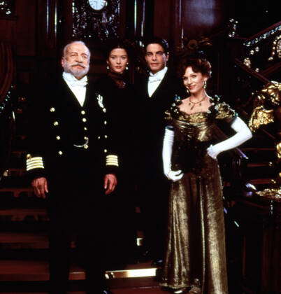 TITANIC, George C. Scott, Catherine Zeta-Jones, Peter Gallagher, Marilu  Henner, 1996. Konigsberg San