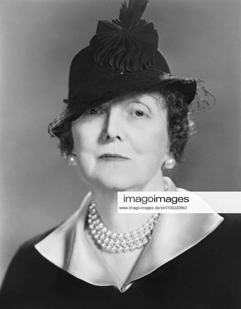 Emily Post (1872-1960), Etiquette Author And Socialite, Head And ...